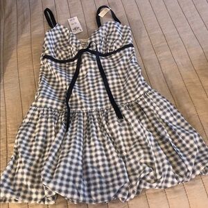 Hollister Blue and White Dress